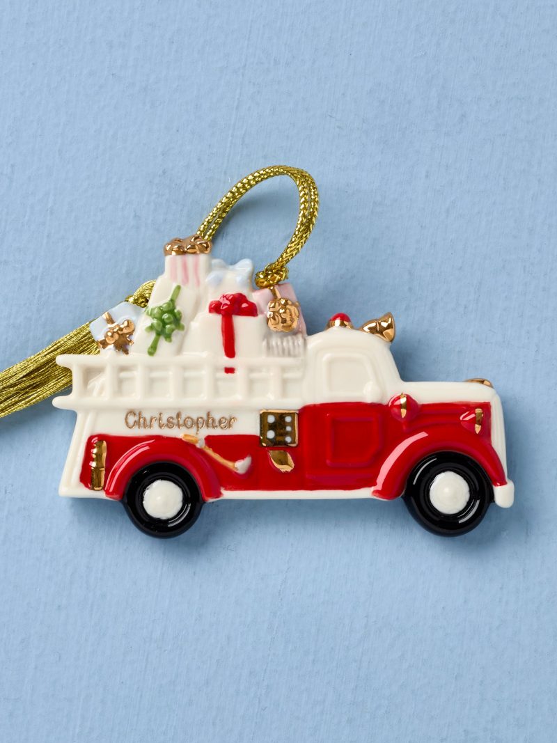 Personalized My Firetruck Ornament